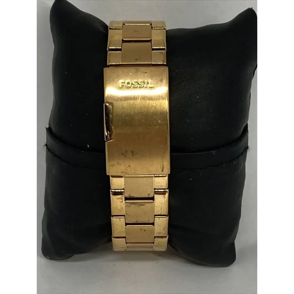 Fossil ES3352 Women Gold Stainless Steel Analog Dial Quartz Genuine Watch HK1101